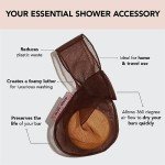 Eco-Friendly Bar Soap Saver Bag (Chocolate)