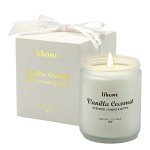 Eco-Friendly Vanilla Coconut Scented Candle Gift Set