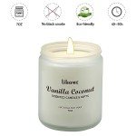 Eco-Friendly Vanilla Coconut Scented Candle Gift Set
