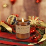 Eco-Friendly Soy Candle Set, 4 Lavender & Rose