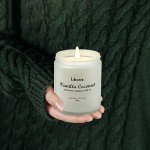 Eco-Friendly Vanilla Coconut Scented Candle Gift Set