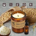 Eco-Friendly Soy Candle Set, 4 Lavender & Rose