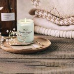 Eco-Friendly Vanilla Coconut Scented Candle Gift Set