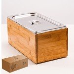 Eco-Friendly Kitchen Compost Bin with Lid