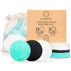 Reusable Eco-Friendly Makeup Remover Pads - 15 Pack