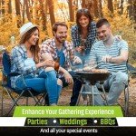 Eco-Friendly Palm Leaf and Bamboo Disposable Plates Set