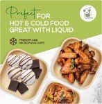 Eco-Friendly Palm Leaf and Bamboo Disposable Plates Set