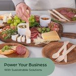 360-Piece Eco-Friendly Wooden Utensils Set