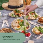 360-Piece Eco-Friendly Wooden Utensils Set