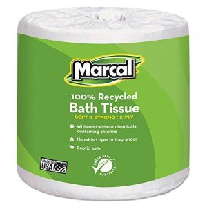 Malka Eco-Friendly Toilet Paper, 330 Sheets Roll