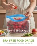 20 Pack Eco-Friendly Reusable Food Storage Bags