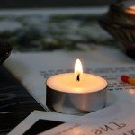 100 Pack Natural Soy Wax Tealight Candles