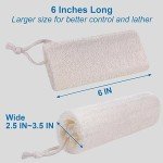 Organic Natural Loofah Sponges - 2 Pack