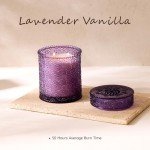 Lavender Vanilla Soy Candle, 15.87oz Eco-Friendly