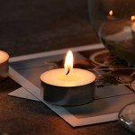 100 Pack Natural Soy Wax Tealight Candles