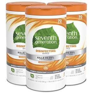 Lemongrass Citrus Eco-Friendly Disinfecting Wipes - 70ct