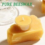 Natural Beeswax Tealight Candles - 12 Pack