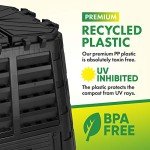 Recycled Plastic Garden Composter Bin - 110 Gallons