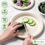 Ecovita Compostable Knives - 140 Eco-Friendly Utensils