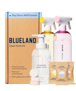 Eco-Friendly Clean Home Kit with Reusable Bottles