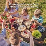 200-Piece Eco-Friendly Wooden Utensil Set