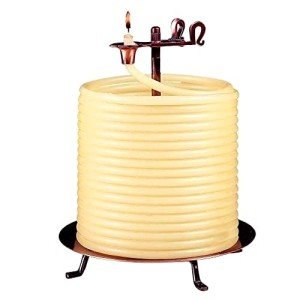 Eco-Friendly 144-Hour Beeswax Candle with Cotton Wick