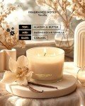 Luxury Vanilla Soy Candle | 3 Wick Jar
