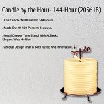 Eco-Friendly 144-Hour Beeswax Candle with Cotton Wick