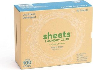 Eco-Friendly Laundry Detergent Sheets - 50 Loads