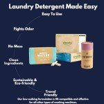 Eco-Friendly Laundry Detergent Sheets - 50 Loads