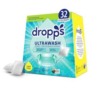 Eco-Friendly Lemon Citrus Dishwasher Pods (32 Count)