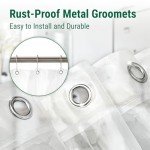 Eco-Friendly Recycled Polyester Shower Curtain Liner