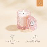 Rose & Sandalwood Scented Candle - 8 oz