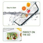 8-Pack BPA-Free Glass Meal Prep Containers