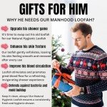 Natural Exfoliating Shower Loofah for Men