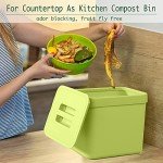 LALASTAR 1.8 Gallon Compost Bin for Kitchen