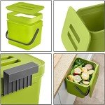 LALASTAR 1.8 Gallon Compost Bin for Kitchen