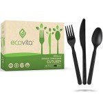 Compostable Cutlery Set - Eco-Friendly Utensils Combo