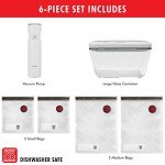 Eco-Friendly Vacuum Sealer with Glass Containers Set