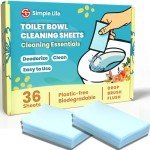 Natural Toilet Bowl Cleaner Strips – Eco Friendly 36 Count
