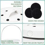 Eco-Friendly Kitchen Countertop Compost Bin with Lid