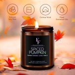 Winter Scented Candle Set - 4 Natural Soy Candles