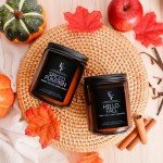Winter Scented Candle Set - 4 Natural Soy Candles