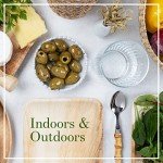 Compostable 6-Inch Square Palm Leaf Plates