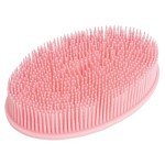Eco-Friendly Exfoliating Silicone Body Scrubber (Pink)