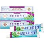 Auromere Mint-Free Ayurvedic Herbal Toothpaste Duo