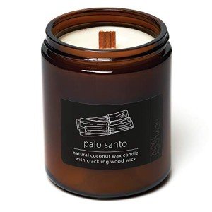 Palo Santo Coconut Wax Crackling Wood Wick Candle