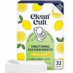 Dissolvable Toilet Bowl Cleaner Sheets - Lemon Scent