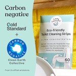 Eco-Friendly Toilet Bowl Cleaner Strips - 60 Uses