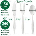 BIOCEAN 100% Compostable Eco-Friendly Cutlery Set